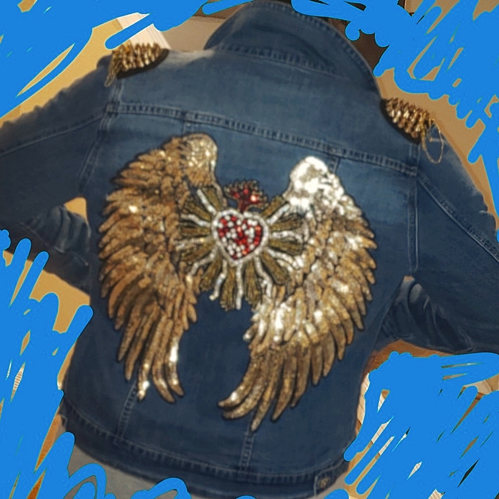 Gorgeous Jean jacket os fits most